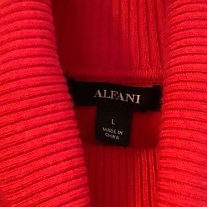 Alfani Sweater Poncho Style Size L. Very Soft!